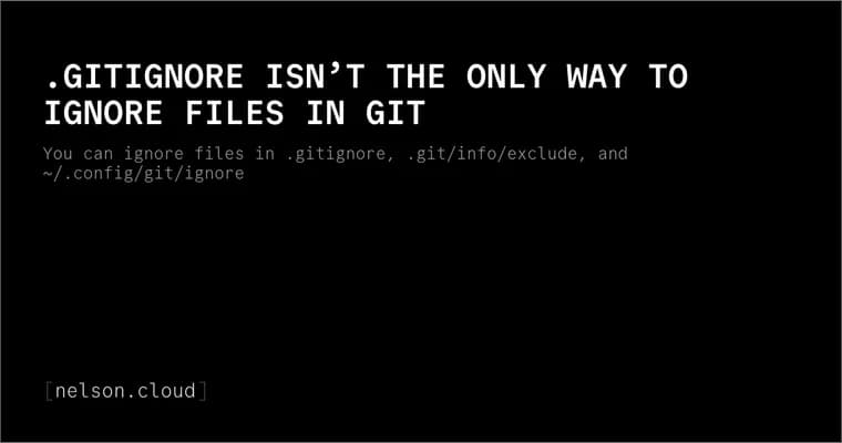 Три способа скрыть файлы в Git вместо .gitignore