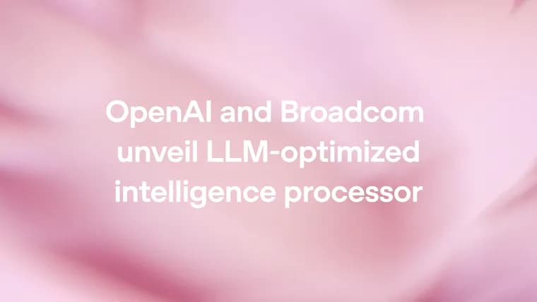 OpenAI и Broadcom представили специализированный чип для инфренса LLM