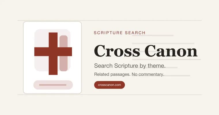 Cross Canon: семантический поиск по Библии