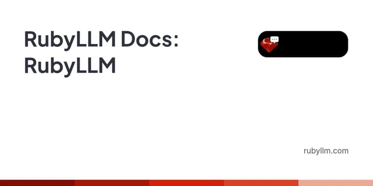 RubyLLM: унифицированный фреймворк для всех AI-провайдеров