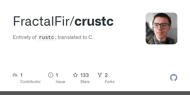 crustc, компилятор Rust на C для экзотичных платформ