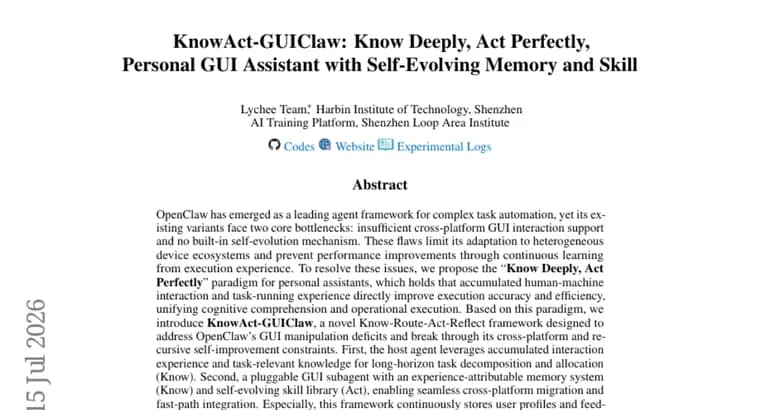 KnowAct-GUIClaw обошёл GPT-5.5 в тесте на управление смартфоном