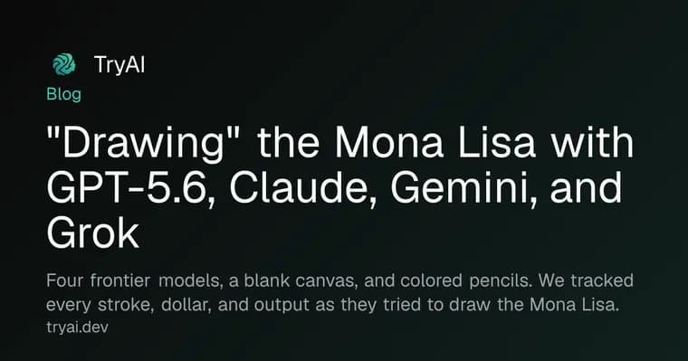 GPT-5.6 обошла Claude, Gemini и Grok в тесте рисования цветными карандашами