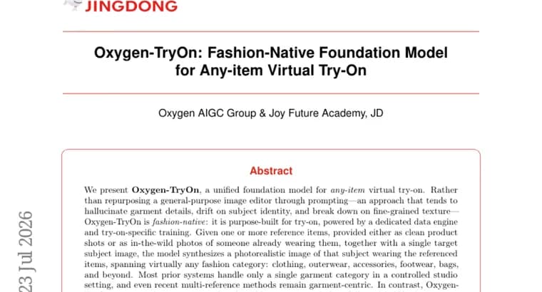 Oxygen-TryOn: новая модель виртуальной примерки одежды обходит GPT-Image-2