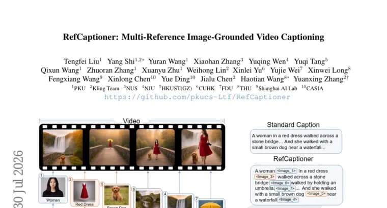 RefCaptioner: новая модель ИИ точнее описывает видео по референсным снимкам