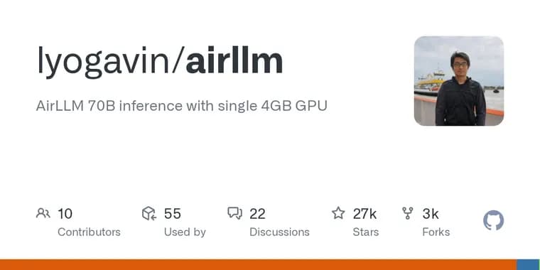 AirLLM научилась запускать Kimi K3 (2,8 трлн параметров) на 3,72 ГБ VRAM