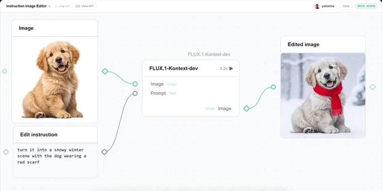 Hugging Face выпустила gr.Workflow, визуальный конструктор ИИ-пайплайнов в Gradio