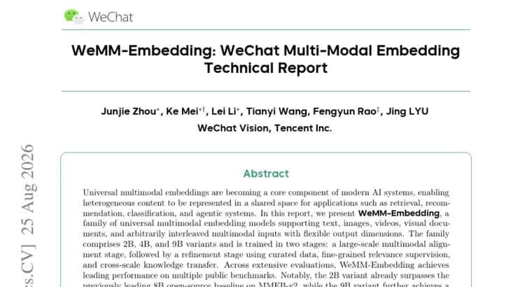 Tencent представила WeMM-Embedding: рекорд на MMEB-v2
