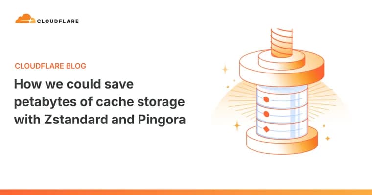 Cloudflare тестирует сжатие кеша Zstandard: экономия петабайт хранилища