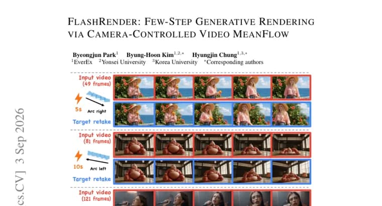 FlashRender: генеративный рендеринг видео дешевле в 25 раз