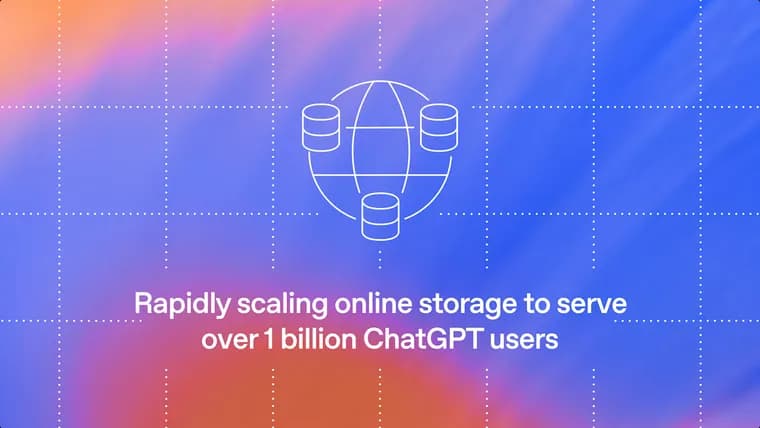 OpenAI масштабировала хранилище Habitat под 1 млрд+ пользователей ChatGPT в неделю