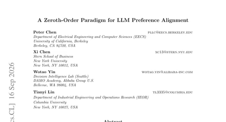 Учёные предложили ComPO, метод выравнивания LLM нулевого порядка