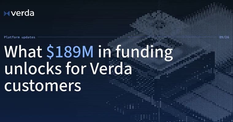 Verda привлекла $189 млн и стала единорогом Европы