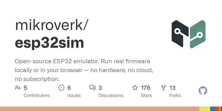 Esp32sim: открытый эмулятор ESP32 запускает прошивки в браузере
