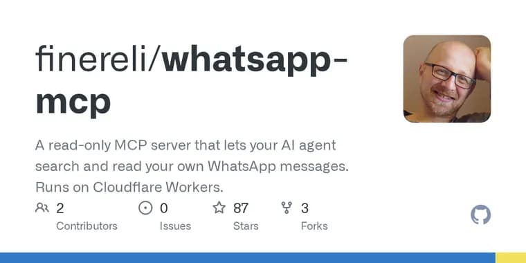 На GitHub опубликован whatsapp-mcp: ИИ-агент читает WhatsApp