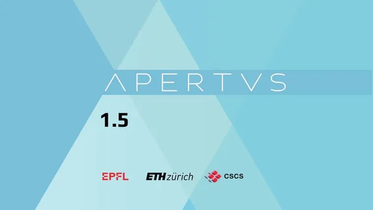 Project Apertus выпустил Apertus 1.5: открытая нейросеть теперь понимает изображения и звук