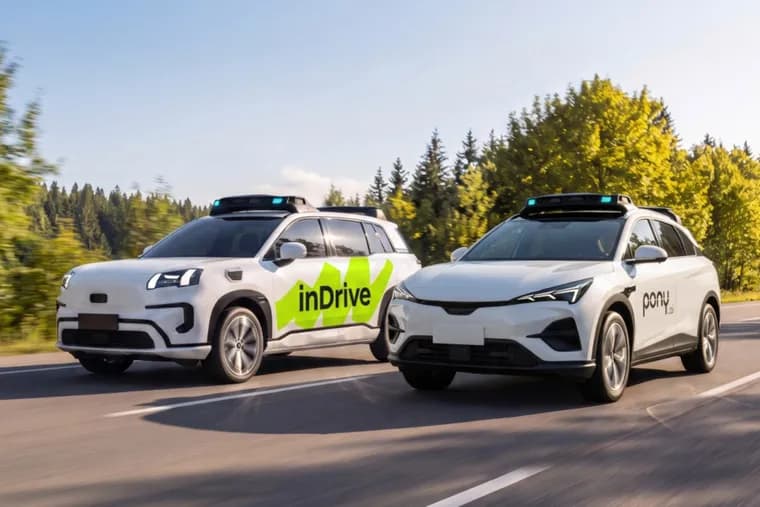 inDrive, Pony.ai и Nvidia планируют тесты роботакси в Астане в 2027 году