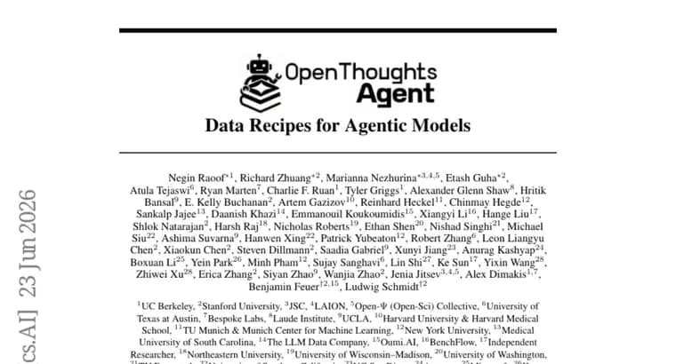 OpenThoughts-Agent: как готовить данные для обучения ИИ-агентов