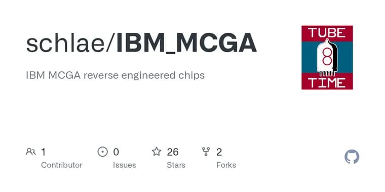 Полная расшифровка микросхемы IBM MCGA: энтузиаст воссоздал схемотехнику видеочипа 1987 года