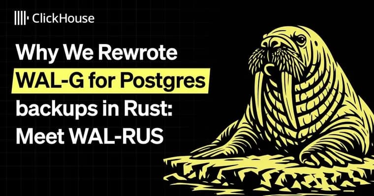 WAL-RUS: переписание WAL-G на Rust для Postgres-резервных копий