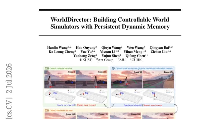 WorldDirector: управляемые видео-симуляторы мира с памятью движущихся объектов