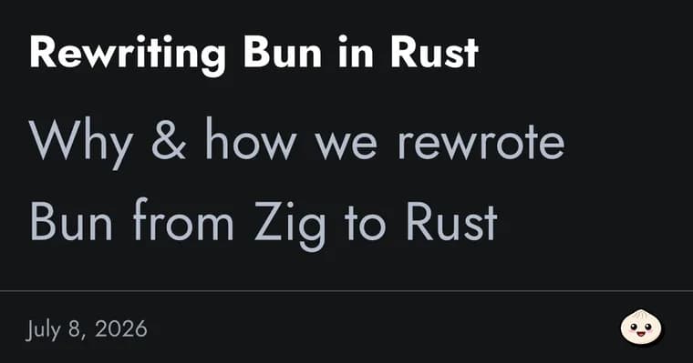 Как Bun переписали с Zig на Rust с помощью Claude Code за 11 дней