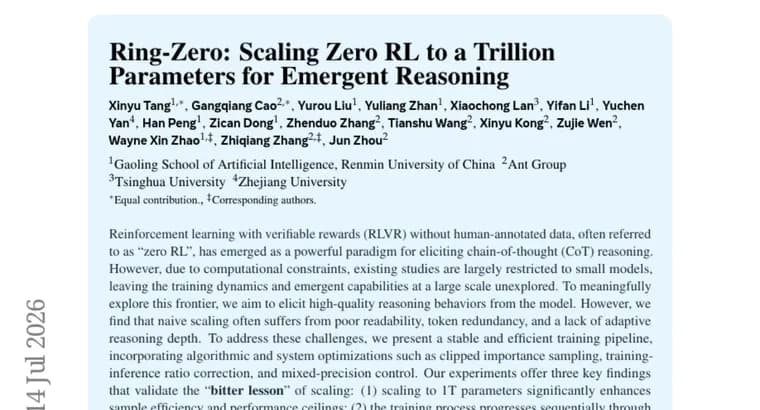Ring-2.5-1T-Zero: нейросеть на триллион параметров научилась рассуждать без разметки человеком