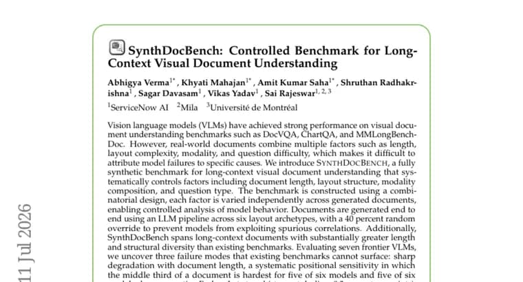 SynthDocBench выявил слабые места VLM в длинных документах