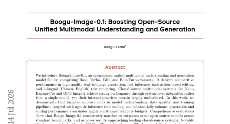 Boogu-Image-0.1: открытую мультимодальную модель выпустили за $400 тысяч