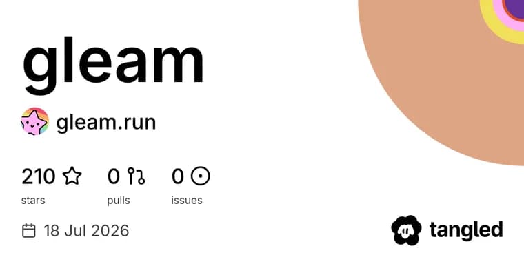 Язык Gleam появился на Tangled, децентрализованном гит-форже на ATProto