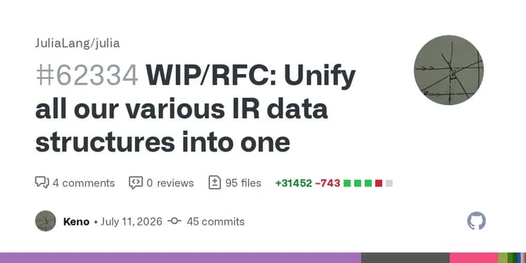 Julia объединяет IR компилятора в UnifiedIR по примеру MLIR
