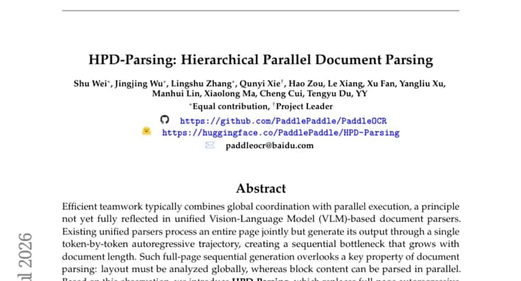 HPD-Parsing ускоряет разбор документов ИИ в 2,62 раза
