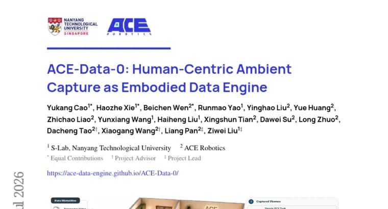 ACE-Data-0: датасет на 17 млн кадров для обучения роботов бытовым задачам