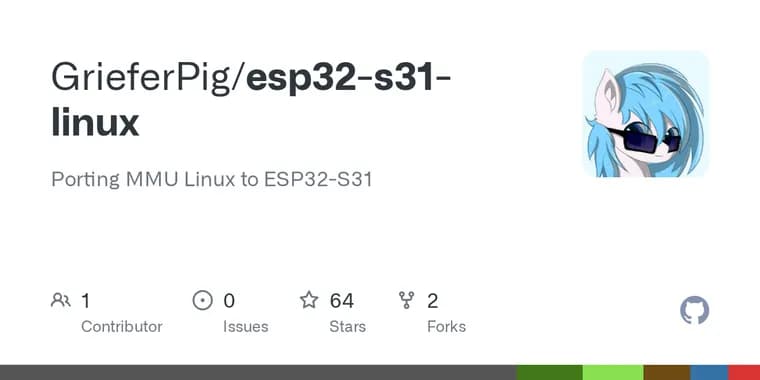 Linux портировали на недокументированный чип ESP32-S31