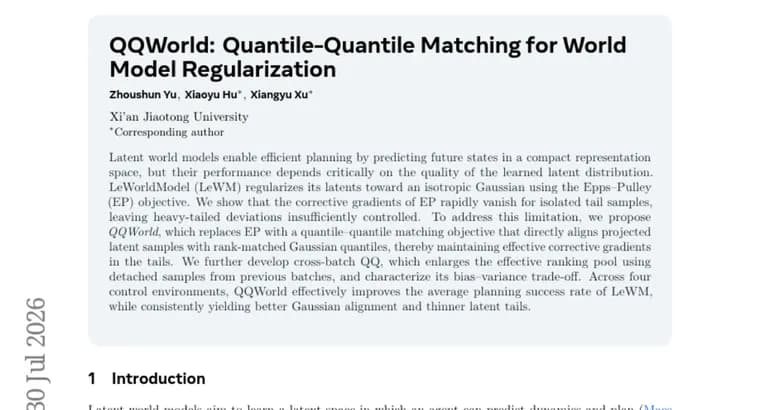 QQWorld: новый метод регуляризации улучшил планирование в world models