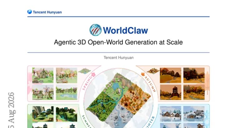 WorldClaw: агентный ИИ строит открытые 3D-миры по текстовому описанию