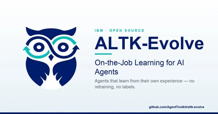 IBM: ALTK-Evolve обходит ACE по цене при той же точности
