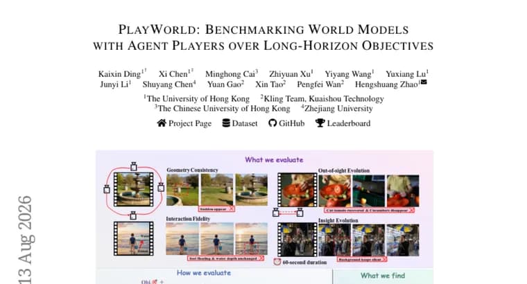 PlayWorld: бенчмарк с ИИ-агентами выявил слабые места видеомоделей мира