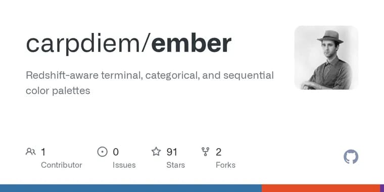 Ember: открытые цветовые палитры, которые не сливаются под ночным фильтром экрана