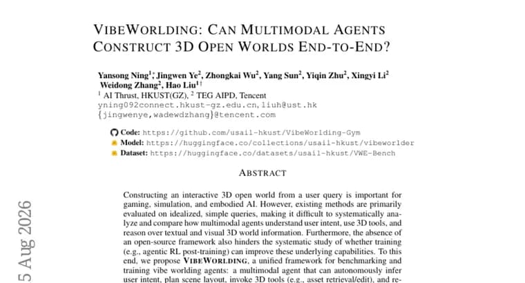 VibeWorlding: GPT-5.5 не справился с тестом на создание 3D-миров, open-source модели обошли его