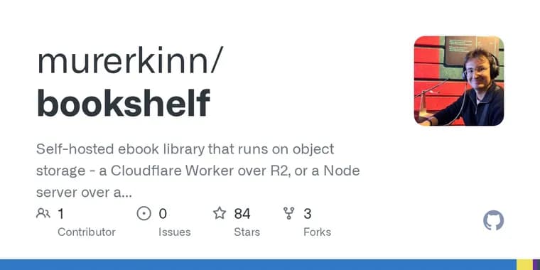 Bookshelf, самостоятельно размещаемая библиотека книг для EPUB и PDF