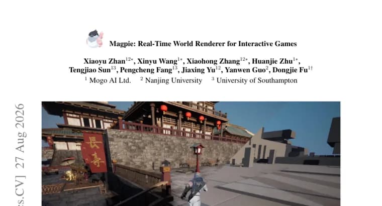 Magpie отделяет геймплей от генерации графики в играх реального времени