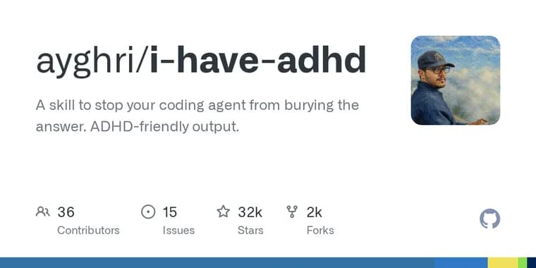 Вышел плагин i-have-adhd для Claude Code, против агентов, которые прячут ответ