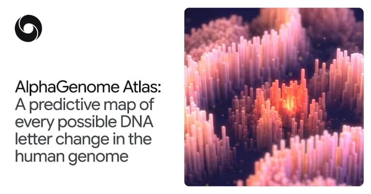 DeepMind выпустила AlphaGenome Atlas, карту около 9 млрд вариантов ДНК