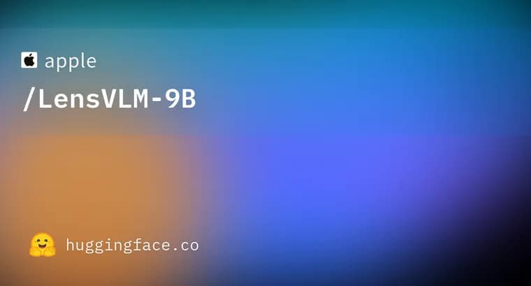 Apple выпустила LensVLM-9B, модель, сжимающую текст в изображения