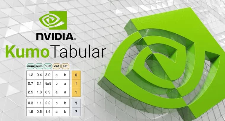 NVIDIA выпустила Kumo Tabular, открытую модель для прогнозов по таблицам