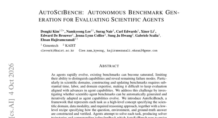 Представлен AutoSciBench: тесты для научных ИИ-агентов создаются автоматически