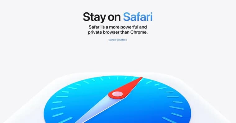 Apple запустила кампанию Switch to Safari против Chrome: до 35% быстрее и до 5 часов видео больше