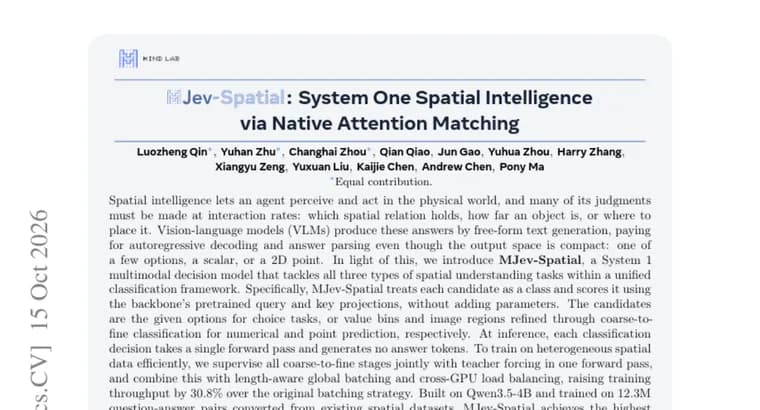 Представлена MJev-Spatial: ИИ отвечает о пространстве без генерации текста