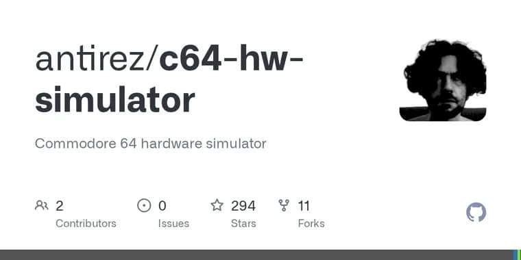antirez выпустил c64-hw-sim: симулятор платы Commodore 64 с поломками пинов